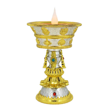 Pointy Ornate Electric Butter Lamp