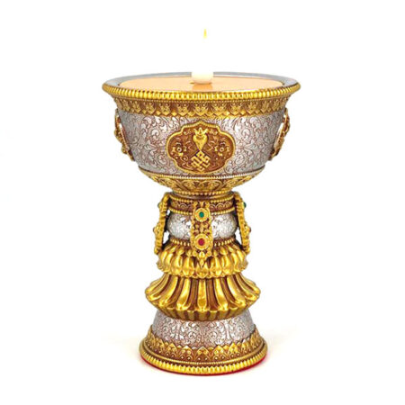 Smooth Ornate Electric Butter Lamp