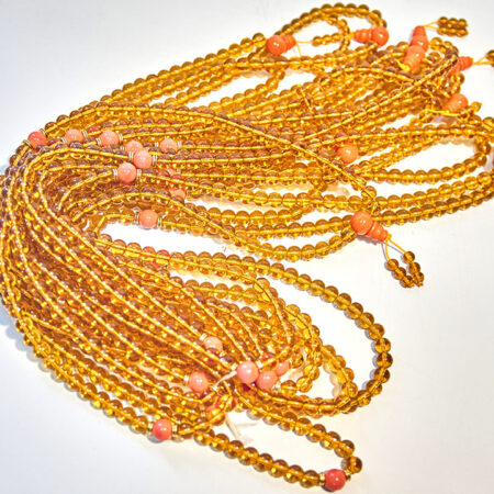 Translucent Yellow Mala (8mm) - Image 2