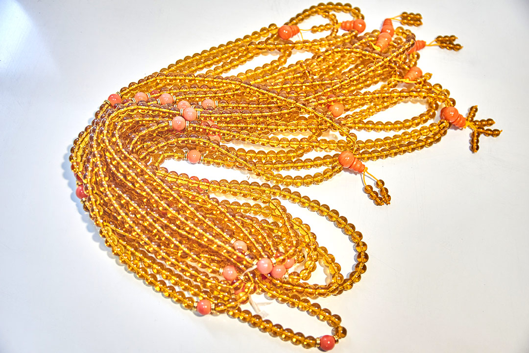 Translucent Yellow Mala (8mm)