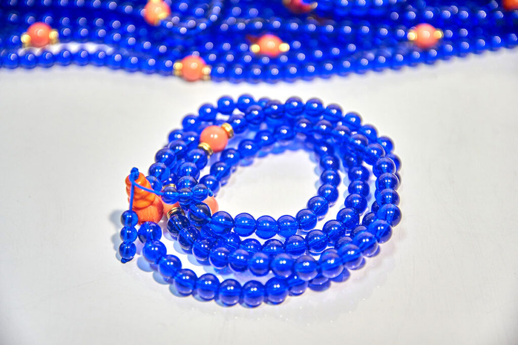 Translucent Blue Mala (8mm)