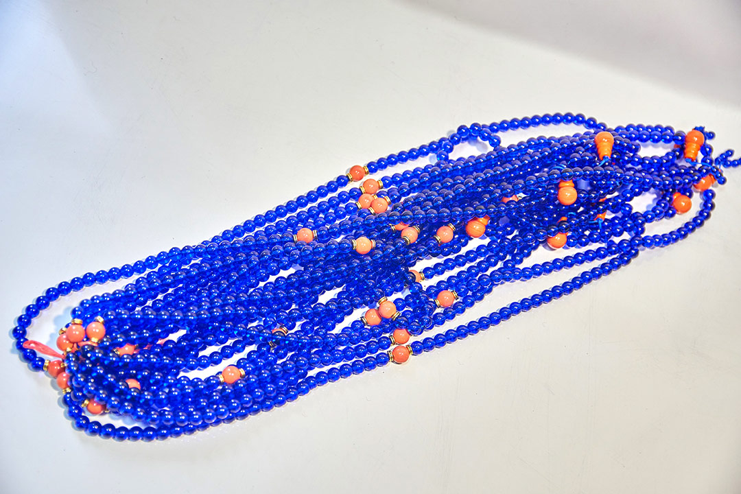 Translucent Blue Mala (8mm)