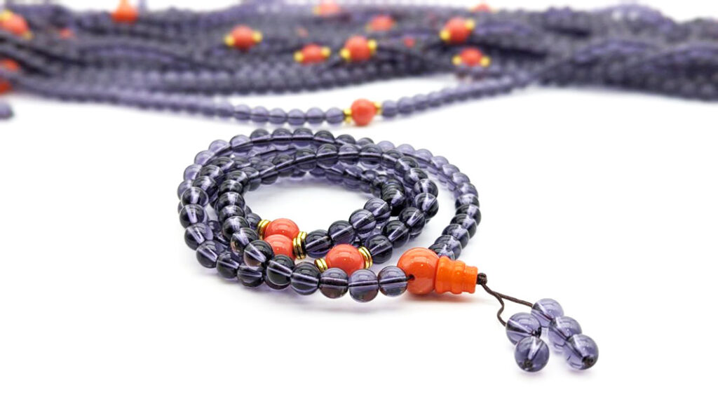 Translucent Purple Mala (8mm)