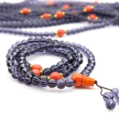 Translucent Purple Mala (8mm)