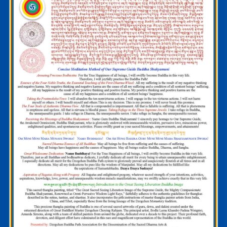 Buddha Shakyamuni Image (A4, 8.3x11.7") - Image 3