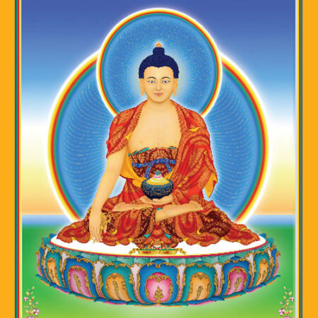 Buddha Shakyamuni Image (A7, 2.9x4.1") - Set of 10 - Image 2